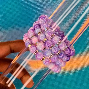 Marble purple bracelets